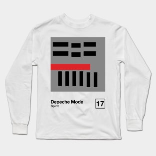 Spirit / Minimal Style Graphic Design Artwork Long Sleeve T-Shirt